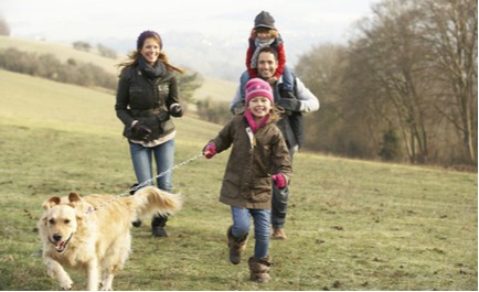 what age can a child walk a dog alone